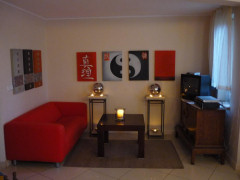 Salon w dzie� oraz k�cik telewizyjny